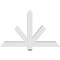 Ekena Millwork Kennewick Architectural Grade PVC Gable Bracket, 48"W x 30"H x 4"D x 4"F, 15/12 Pitch GBP048X30X0404KEN00 - alternate 3